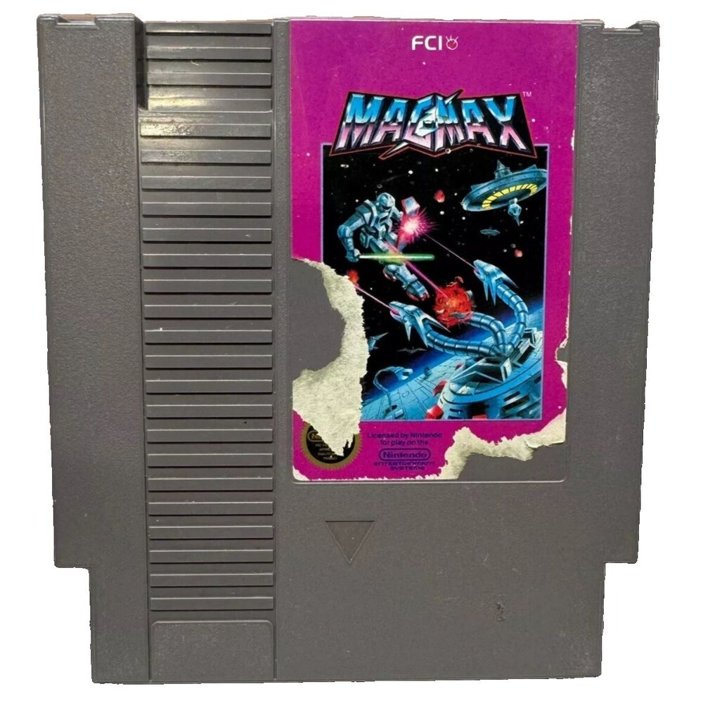 MagMax Nintendo NES Authentic Game Cartridge Loose Tested Flawed Label